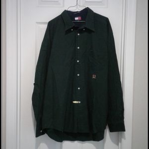 Men's long sleeve button up shirt